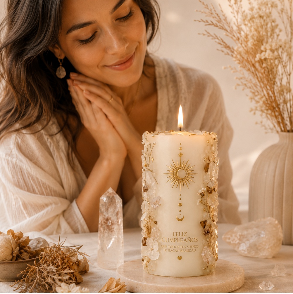 Vela de Cumpleaños Intencionada